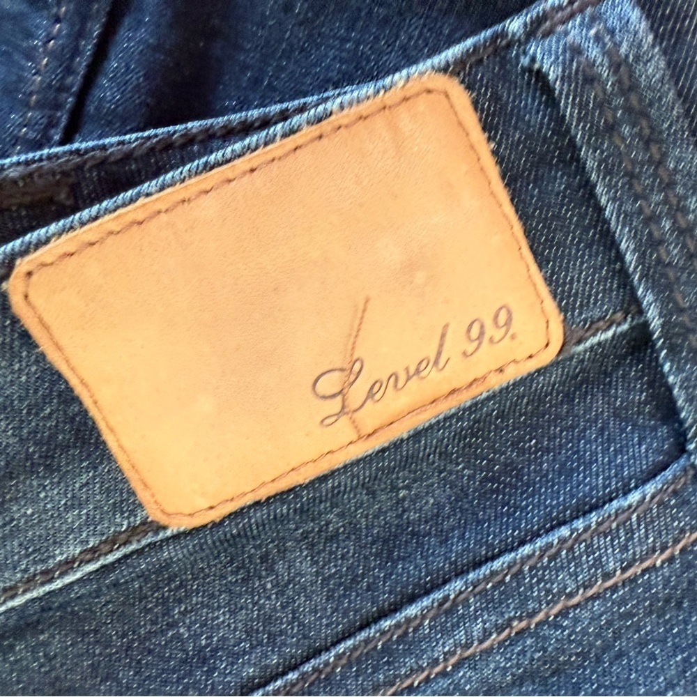 LEVEL 99 Anthropologie DENIM Jean SKIRT Pencil 29 1244 - Picture 3 of 3